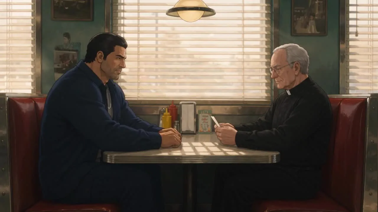 EPISODE 4 — HIS FATHER'S BACK. ROUGHLY.
