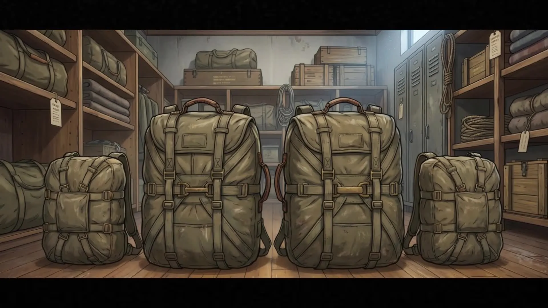 The Four Parachutes